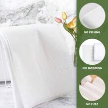 Disposable Hair Drying Towels 50 Count Super Absorbent Large Luxury Salon and Spa Camping Trips for Hair Face Body Use 16" x 31.5" - 50 piezas 31,5 x 16 - Ver 5