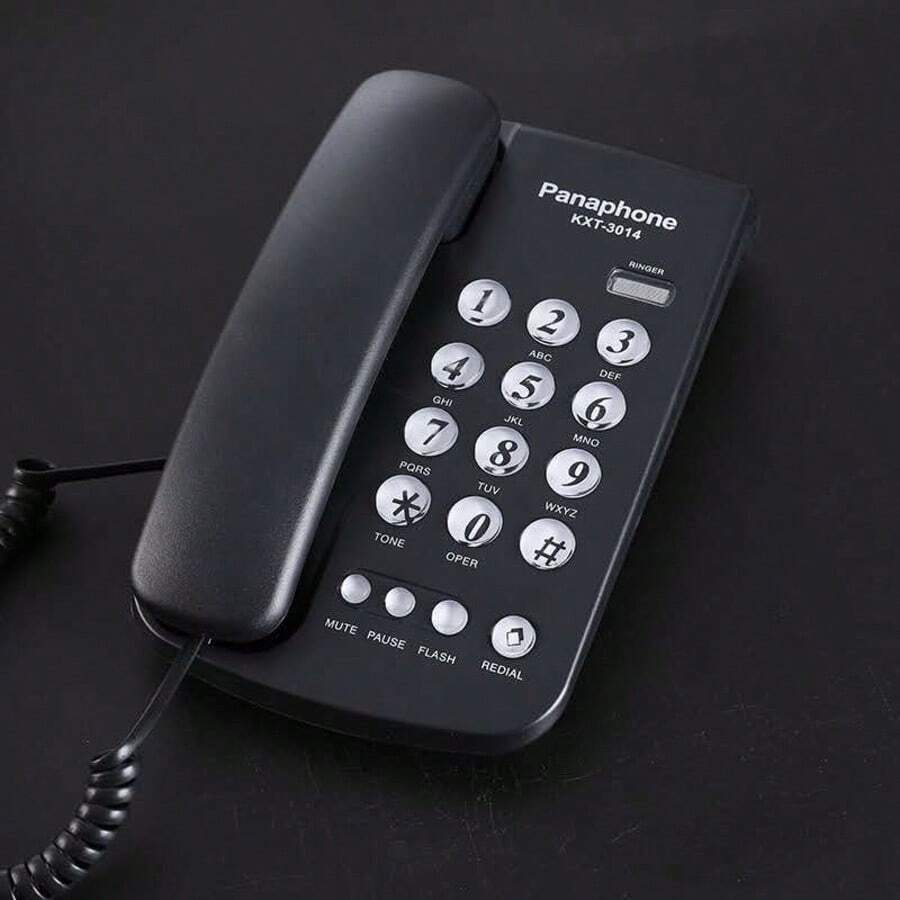 TELEFONO ALAMBRICO - Negro - Ver 1