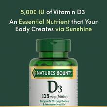 Nature's Bounty Vitamin D3 5000  Softgels, Rapid Release, Vitamin D Supplements, 240 Ct - 240 Count (Pack of 1) - 查看 2