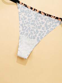 7 chiếc quần lót nữ G-string T-back cạp thấp mềm mại, không đường may, họa tiết da báo, thoáng khí, thích hợp mặc hàng ngày. - Nhiều màu - Xem 6