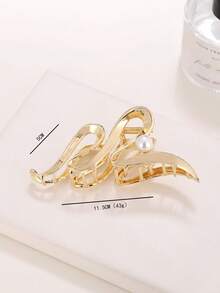 大号波浪发爪夹，女士发饰，盘发造型工具，金属发爪，发夹 - 彩色 - 查看 9