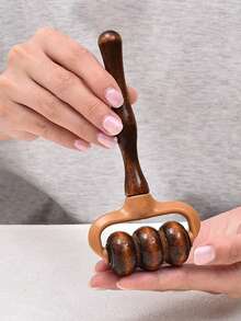 Rodillo de masaje de mano - Masajeador muscular compacto, puede mejorar la circulación sanguínea, adecuado para el cuello, la espalda, los hombros, las manos y la cabeza, adecuado para uso doméstico y de oficina, adecuado para uso después del ejercicio, herramienta pequeña práctica - Ver 5
