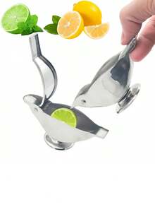 2pcs/1pc New Design Bird-Shaped Lemon Squeezer, Made Of Thickened Stainless Steel, Manual Citrus Juicer, Kitchen Tool - Multicolor - View 5