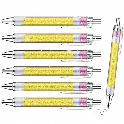 1/5/10 支圆珠笔，教师节感谢礼物；最酷最可爱的圆珠笔教学礼品套装，适合办公室、学校、学生、校长，补充文具用品，以及返校季用品。