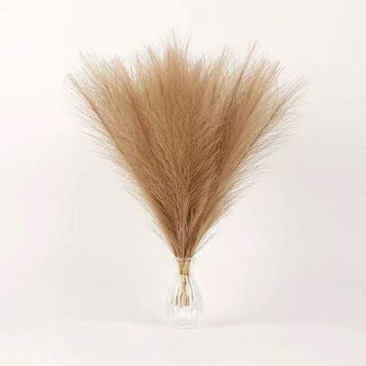 Cỏ lau giả, cây sậy giả, cỏ lau giả, hoa nhân tạo cao và xù, trang trí phòng ngủ, trang trí phong cách Bohemian, bình hoa cỏ lau, trang trí nhà nông trại, bình hoa cỏ lau, dùng cho phòng khách, phòng ngủ, nhà bếp, trang trí mùa thu.