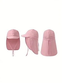 1-4Y Popular Outdoor Unisex Baby European And American Cape Sun Hat Children's Sun Protection Hat Toddler Sun Hat - 1PC - View 9