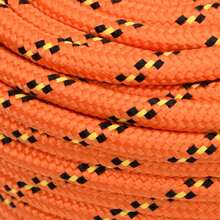 vidaXL Bootsseil Orange 16 mm 25 m Polypropylen Gartenseil, DIY-Projekte mit gedrehtem Seil für drinnen und draußen, Gartenseilbinden, Gartendekorationen, Partys, Boote im Freien - A - Übersicht 3
