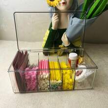 Portable Transparent Eyelash Extension & Storage Box With Dust Cover, Durable Plastic Cosmetic Organizer Suitable For Technicians, Beauty Products, Makeup Brushes And Tools, No Assembly Required, Stylish Design, Makeup Organization, Modern Cosmetic Box, Fashionable Storage Box, Lightweight Storage Bag, High-Quality Plastic, Travel-Friendly Protective Case, Ideal For Beauty Technicians And Makeup Enthusiasts - Multicolor - View 9