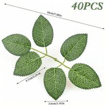 20 cái/60 cái/100 cái Dây kẽm làm hoa siêu chắc chắn và không bị cong, thích hợp để làm bó hoa giả, trang trí hoa hồng khô, thân và đế hoa DIY. - màu xanh lá - Xem 4
