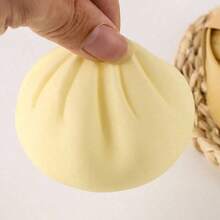 4pcs/Set Colorful Dumpling Shaped Slow Rebound Squeeze Toy, Realistic Food Design, Hand And Desk Toy For Stress Relief, Suitable For Anxiety Relief, Office Relaxation And Home Decor, Best Gift For Family And Friends (Random Color) - Multicolor - View 6