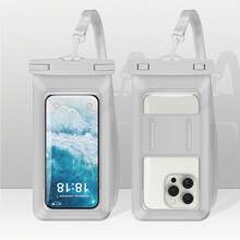 Waterproof Phone Pouch With Hand Strap, Plus Size Waterproof Phone Protective Case. Dual Pocket Design, Large Capacity, Suitable For Swimming, Beach And Other Outdoor Activities. Can Store Wallet, Cards And Other Items. Waterproof Design, Suitable For Summer Vacation, Diving, Swimming, Beach And Other Occasions. - Multicolor - View 12