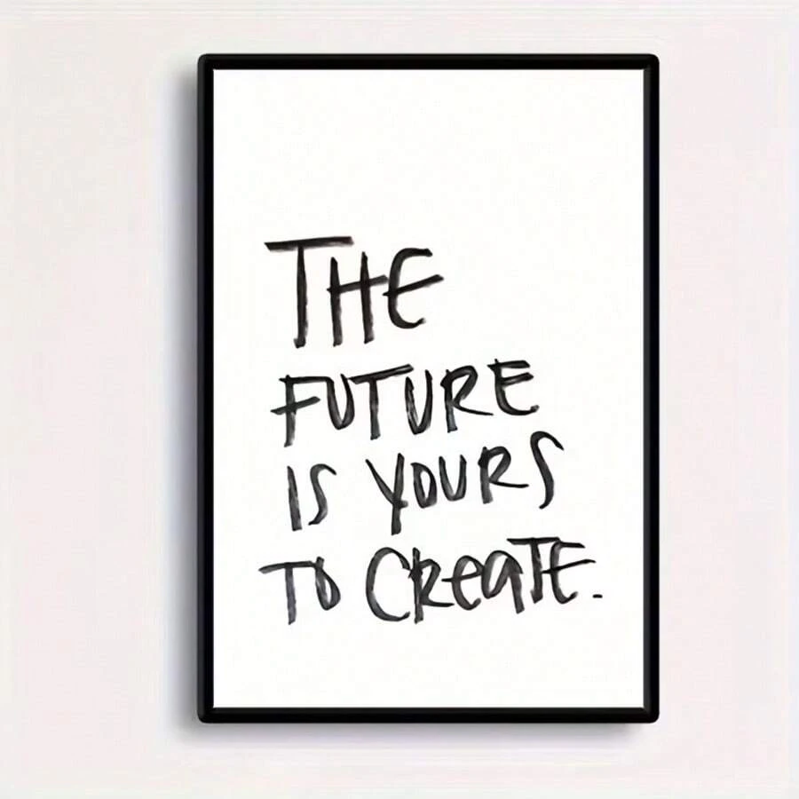 1幅黑白帆布印刷墙画,复古美学中性现代风格,适用于客厅、家居装饰、节日礼物,不含画框。 - 卡通 - 查看 1