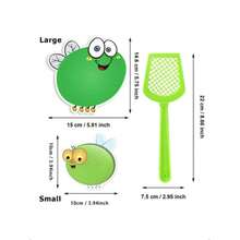 Reusable Fly Swatter Cards, Blank Cards, Kindergarten Clapping Games, Montessori Education, DIY Learning Cards, Educational Supplies, Back To School - Multicolor - View 3