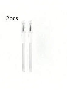 2/4/6/8pcs White Eyebrow Microblading Marker Pen, Skin Marker Pen, Permanent Makeup Tattoo Positioning Tool, Eyebrow Drawing Tool,Halloween Makeup,Tattoo - 彩色 - 查看 16