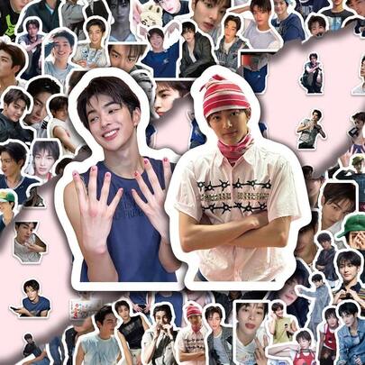 Paquete de pegatinas de KEONHO COR/TIS KPOP para fans, pegatinas decorativas DIY para portátil, funda de teléfono, escritorio, cuaderno, álbum de recortes, botella de agua, pegatinas estéticas, regalos coleccionables para fans, set de pegatinas de vinilo resistente al agua, decoración DIY para escritorio, teléfono, equipaje, diario, álbum de recortes, merchandising de fans, pegatinas coleccionables para regalo y colección