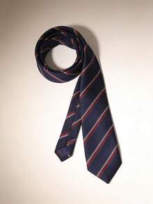 1pc Men's Fashion Encrypted Twill Simple Style Tie Suitable For Business Daily Matching - Multicolor - View 4