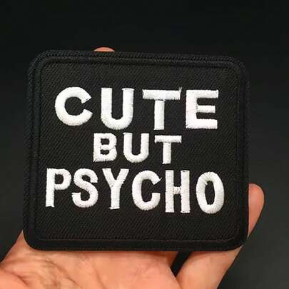 1pc Letter Patch Heat Transfer Vinyl Sticker