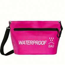 拉链化妆包，肩带防水游泳包，户外旅行洗漱包 - 彩色 - 查看 8