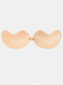 4 Pairs Of Apricot/Black Adhesive Bras, Reusable Strapless Bras, All-Season Invisible Strapless Bras, Push-Up Adhesive Bras, Summer Outfits For Women, Women's Dresses, Elegant Styles, Vacation Essentials - Multicolor - View 26