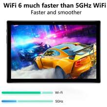 Qetupa Android 15 平板电脑，10.1 英寸显示屏，4GB 运行内存，128GB 机身存储，支持 Wi-Fi 6，前置 500 万像素/后置 1300 万像素摄像头，1280*800 IPS 触控屏，6000mAh 电池续航 - 藍色 - 查看 7