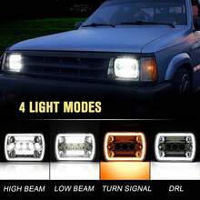 7inch Led Work Light Square Led Headlight - 7-inch Square Work Light - View 5