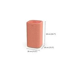 Joseph Joseph Tota Pop - Cesta de separación de 60 litros con tapa 2 bolsas de lavado extraíbles con asas color coral/verde - Coral/Turquesa - Ver 3