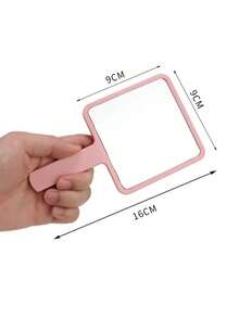 Gương trang điểm tay cầm hình pho mát dễ thương mới, gương nhỏ gọn cầm tay, đồ trang trí nữ tính cho ký túc xá sinh viên. - Nhiều màu - Xem 5