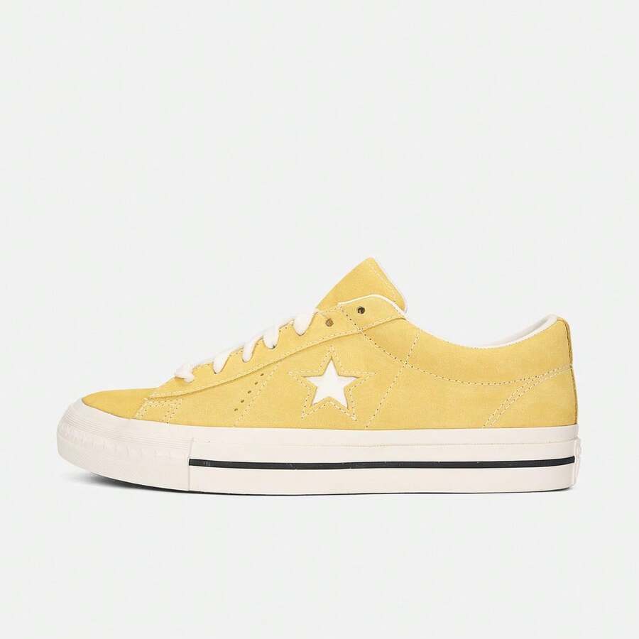 Converse 男女通用 Chuck Taylor SEASONAL 低帮帆布鞋 A17006C - 黃色 - 查看 1