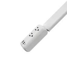Telescopic Outlet Extender With 2 AC Outlets, USB‑A And USB‑C Ports, 180° Rotating Wall Plug, Ideal For Hard-To-Reach Areas Behind Nightstands, Sofas And More (1 Pack) - US B Type Plug(110-127V) - View 8