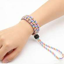 BVEOYPET 1 bộ dây dắt thú cưng chống trượt, có thể thu gọn, kèm dây đeo cổ tay, đai ngực/lưng điều chỉnh được, dây an toàn, dây đeo cổ tay chống trượt, phụ kiện dây dắt có thể thu gọn. - Nhiều màu - Xem 3