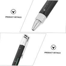 7-In-1 Multi-Function Tool Pen Set, EDC Portable Tool With Screwdriver, Ruler & Level, Compact Pocket Multi-Tool Pen, Gift - Multicolor - View 5