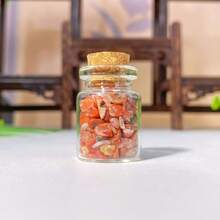 1pc High Quality Natural Crystal Crushed Stone In Small Bottle, Gemstone Jewelry, Glitter, Birthday Gift, Women's Gift, Scene Decoration, Desktop Decoration, Crystal Decor, Desktop Decor - Multicolor - View 14