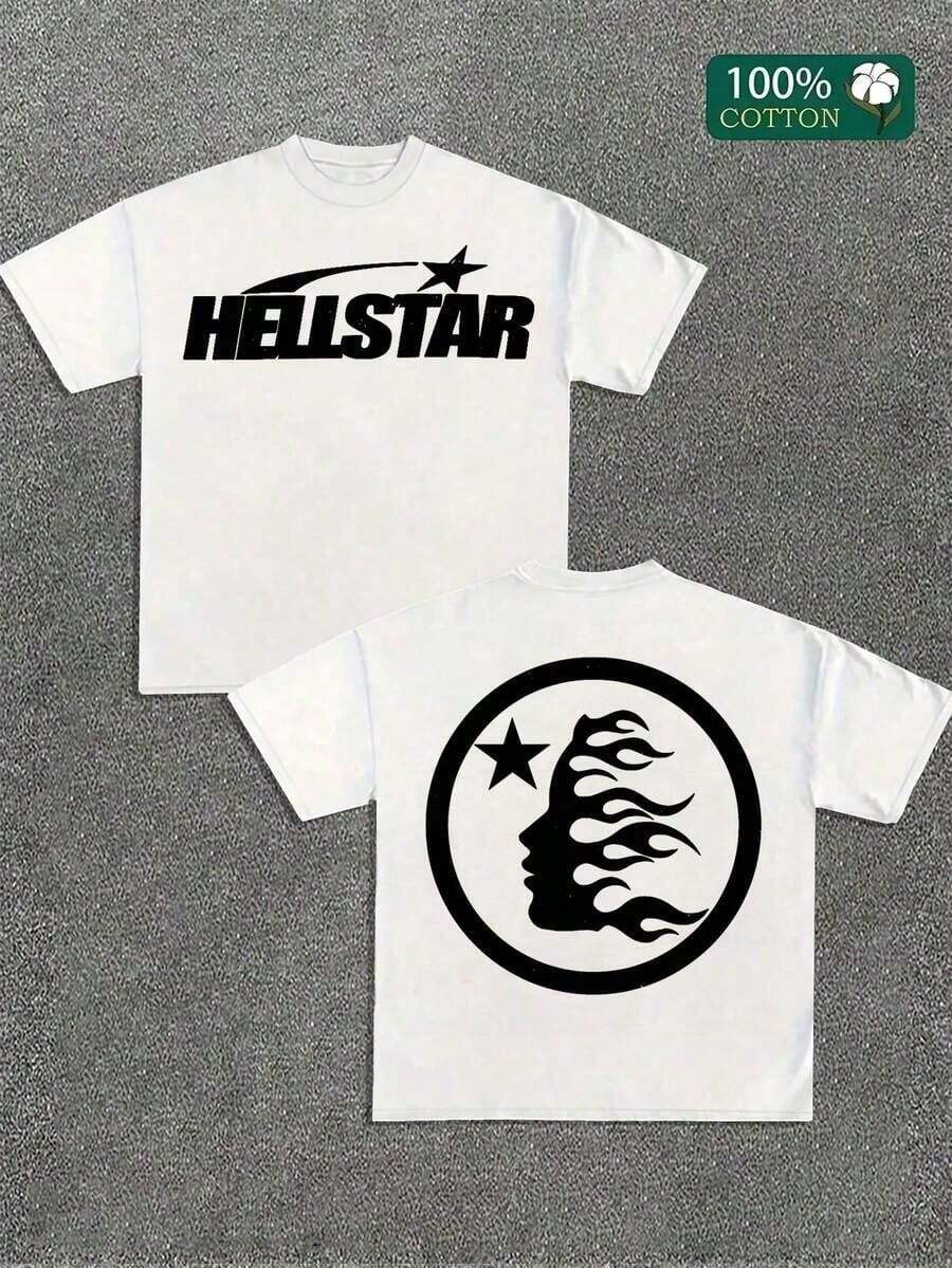 (220 Cotton-Shirt Double-Sided Printing) White 1pc Flame & Graphic-Shirt, Y2K, Streetwear, Digital Print - Shirt Casual Comfort Cotton Tee Spring & Summer Fall Men's Clothing,, Unisex (Hope Your Day Is As Lovely As You Are. Thanks Being Here! )(,,Carnaval,Carnevale,Mardi Gras) - 白色 - 查看 1