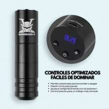 Warrior 2: Máquina Rotativa de Alto Rendimiento para Tatuaje - Gama de Colores - Rojo - Ver 3