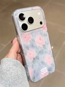 Ốp lưng điện thoại họa tiết hoa hồng vẽ tay nghệ thuật, tương thích với iPhone 17 Pro Max, 17 Pro, 17, 16 Pro Max, 16 Pro, 16, 15 Pro Max, 15 Pro, 14 Pro Max, 14 Pro, 13, 12 Pro Max, 11, 16, 15, 14 Plus. Thiết kế cổ điển, bóng bẩy, chống sốc, bảo vệ mặt sau, dành cho nữ. - Tranh sơn dầu hoa - Xem 4