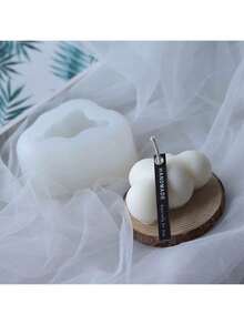 Molde de silicona multifuncional para hacer velas en forma de nube de cera artesanal - nubes - Ver 2