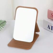 1 chiếc gương trang điểm gấp gọn cầm tay, làm bằng da polyurethane, thích hợp làm quà tặng, vật dụng du lịch, mỹ phẩm, dễ cất giữ, quà sinh nhật/tốt nghiệp, trang trí nhà cửa, đồ dùng học tập, gương, vật dụng cần thiết khi đi du lịch, gương nhỏ, vật dụng thiết yếu trong túi trang điểm, gương nhỏ gọn, gương trang điểm (Màu hồng) - Nhiều màu - Xem 9