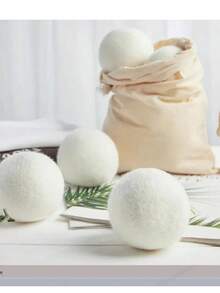 6 quả bóng giặt tái sử dụng, bóng giặt máy, bóng làm mềm vải, đồ dùng vệ sinh, đồ dùng gia đình, thích hợp sử dụng tại nhà, vật dụng giặt giũ thiết yếu - nhiều màu - Xem 2
