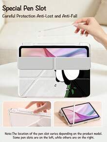 Ayotu 可爱卡通竹熊猫女巫图案 Y型支架翻盖保护套，兼容iPad A16、iPad Pro 13/12.9/11、iPad Air 11/13、iPad mini、iPad Air 11英寸、Kindle（第11代，2024年发布）、Kindle Paperwhite（第12代，2024年发布） - 彩色 - 查看 7