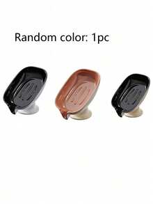 Suction Cup Soap Dish, Double-Layer Drainage Suction Cup Soap Holder, Bathroom Countertop Soap Rack, Oval Plastic Soap Dish With Drainage, Suitable For Bathroom, Removable And Easy To Clean Soap Tray, Hole-Free Countertop Sink Rack - Soap Box - View 11