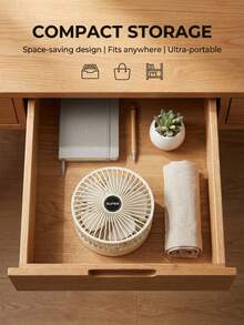 SOKANY Portable Desktop Fan, Foldable USB Direct Plug-In Desktop Fan, Non-Adjustable Wind Speed, Adjustable Height, Suitable For Office, Home And Outdoor Use - Other - View 9
