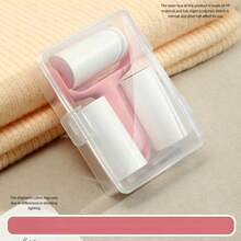 Portable Lint Remover, Mini Fabric Fuzz Shaver, Convenient Lint Brush - 1 Handle + 3 Replacement Parts - View 10