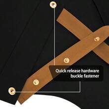 3 Pack Chef Apron Waterproof Adjustable With 2 Pockets For Men Women Apron For Cooking Baking Restaurant - Blackx1 - 查看 3