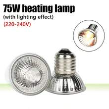 Adjustable Turtle Basking Lamp Holder, US/EU Plug, Reptile Lizard Gecko Calcium Lamp Fixture - 50W Light Bulb - View 9