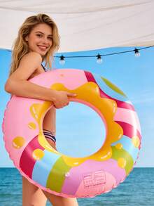 Flotador inflable para piscina, anillo inflable para nadar, anillo inflable de PVC para nadar, flotador inflable para brazos unisex, modelo talla grande nuevo 2026, diseño de patrón único, adecuado para deportes acuáticos de verano y fiestas en la piscina, fiestas en la playa, piscinas, playas, ocio de vacaciones de verano en la piscina, esencial de primavera, esencial de verano, esencial de primavera/verano, decoración de primavera, decoración de verano - Múltiples estilos - Ver 6