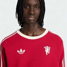 Adidas 曼联男款 OG CR 针织连帽衫 JM5563 - 紅色 - 查看 4