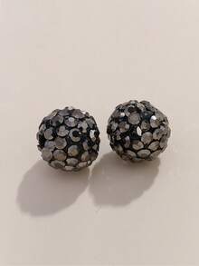 50颗10毫米粘土钻球手工散珠DIY手链项链串珠饰品配件 - 50個滿鑽陶泥珠 - 查看 35