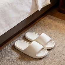 A Pair Of Thick-Soled, Non-Slip Eva Slippers, Perfect For Back-To-School Season, Bathroom, Open-Toe, Thick-Soled Indoor And Outdoor Use, Beach, Or Couples. Suitable For All Seasons, Unisex, And With A Thick Sole For Both Indoor And Outdoor Wear. - Conventional - View 7