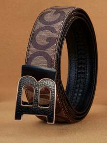 设计师款男士腰带 - 金色字母 B 扣，经典 GG 图案自动腰带 - 彩色 - 查看 8