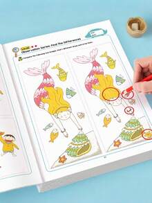 1件装全新找不同拼图 - 派对游戏 - 课堂活动 - 圣诞节和万圣节礼物 - 彩色 - 查看 2